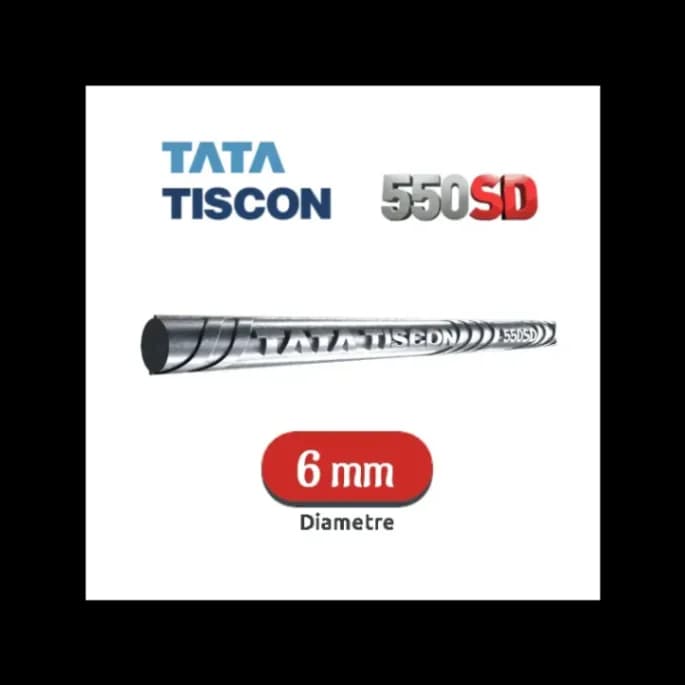Tata Tiscon Rebar - 6mm